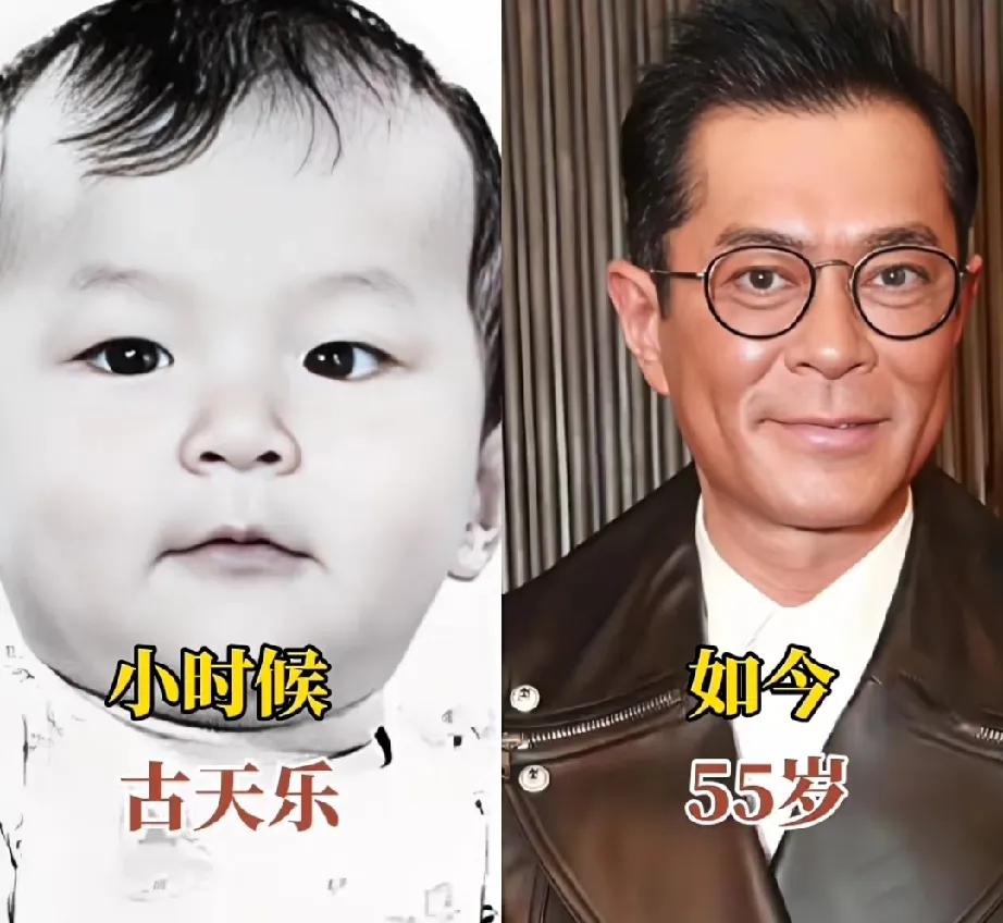 小时候这些明星好可爱。古天乐小时候很可爱，胖嘟嘟的脸蛋惹人爱，曾被张国荣誉为接