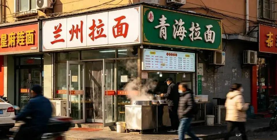 青海兰州抢一碗面：借了四十年招牌，如今掀桌另立门户·楼下那家开了十二年的“兰