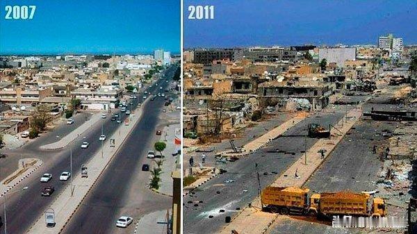 如果不知道委内瑞拉结局的大家可以看看被西方民主化后的利比亚利比亚在卡扎菲时期