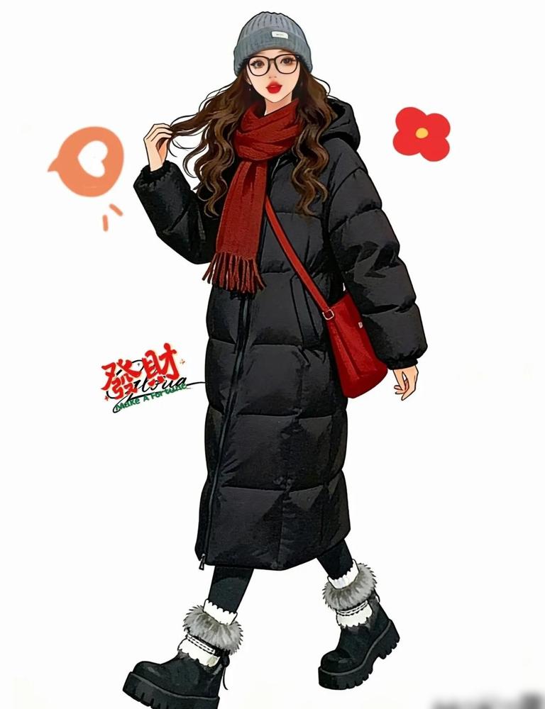 既然满大街十个人里有四个都在穿黑羽绒服，这事儿就绝对不是大家审美滑坡。三十五