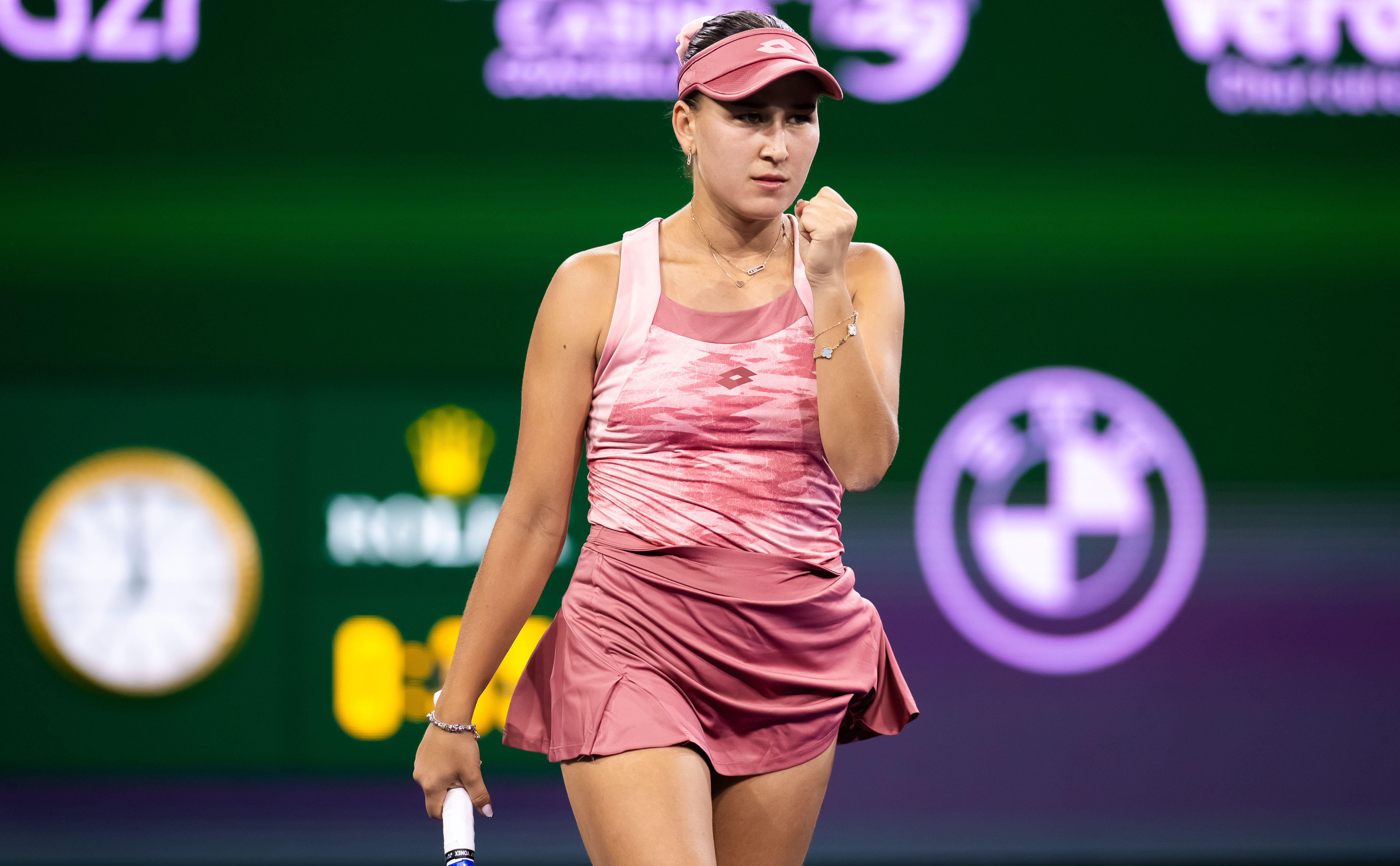WTA1000印第安维尔斯站，从资格赛突围的拉克西莫娃以6-7(6)6-06