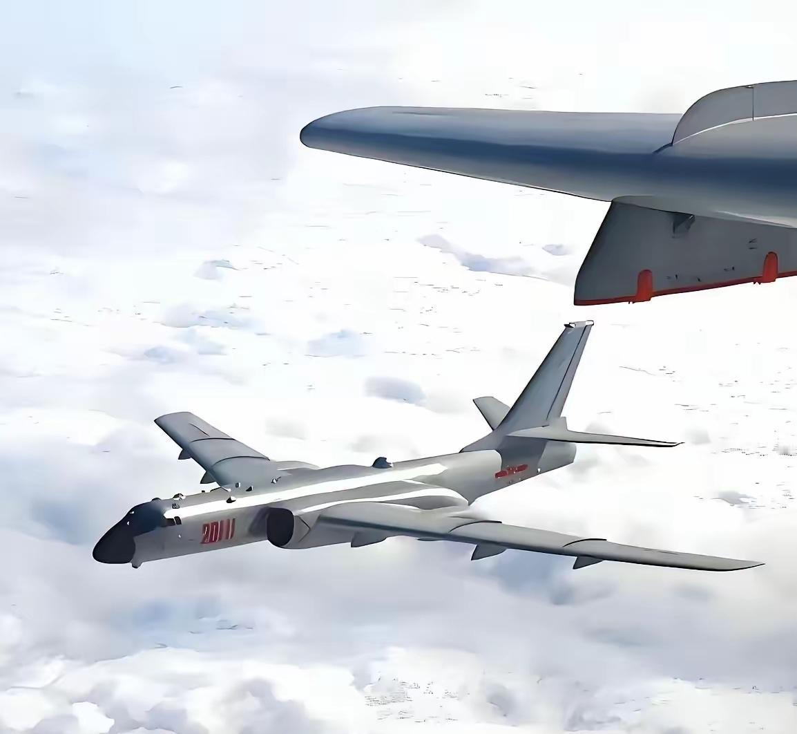 菲律宾不敢说话了！昨天上午，中国军方出动轰-6K轰炸机，与多架歼击机，组成空中