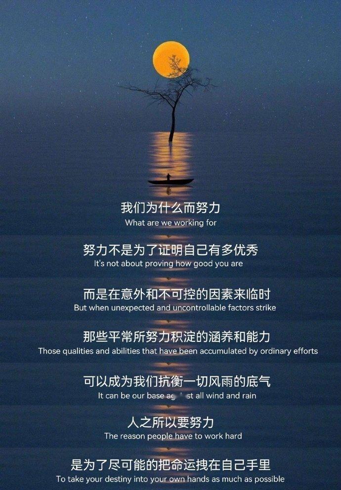 努力的真正意义是拥有选择权​​​