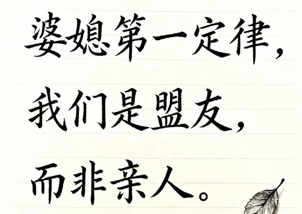 婆媳相处，别硬凑“母女”，做“战友”更靠谱。总有人劝婆媳要亲如母女，这话听着暖心