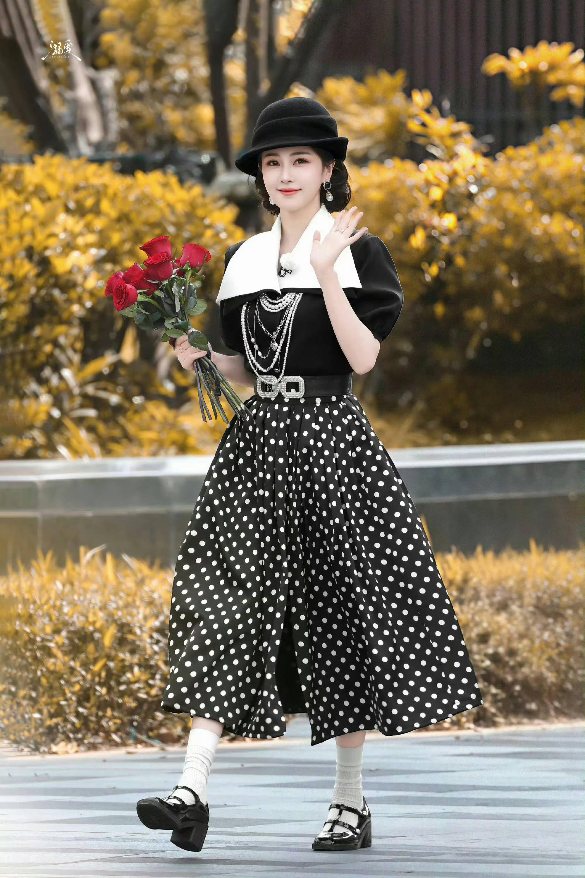 白鹿跑男造型好漂亮啊！！！！民国大小姐💐