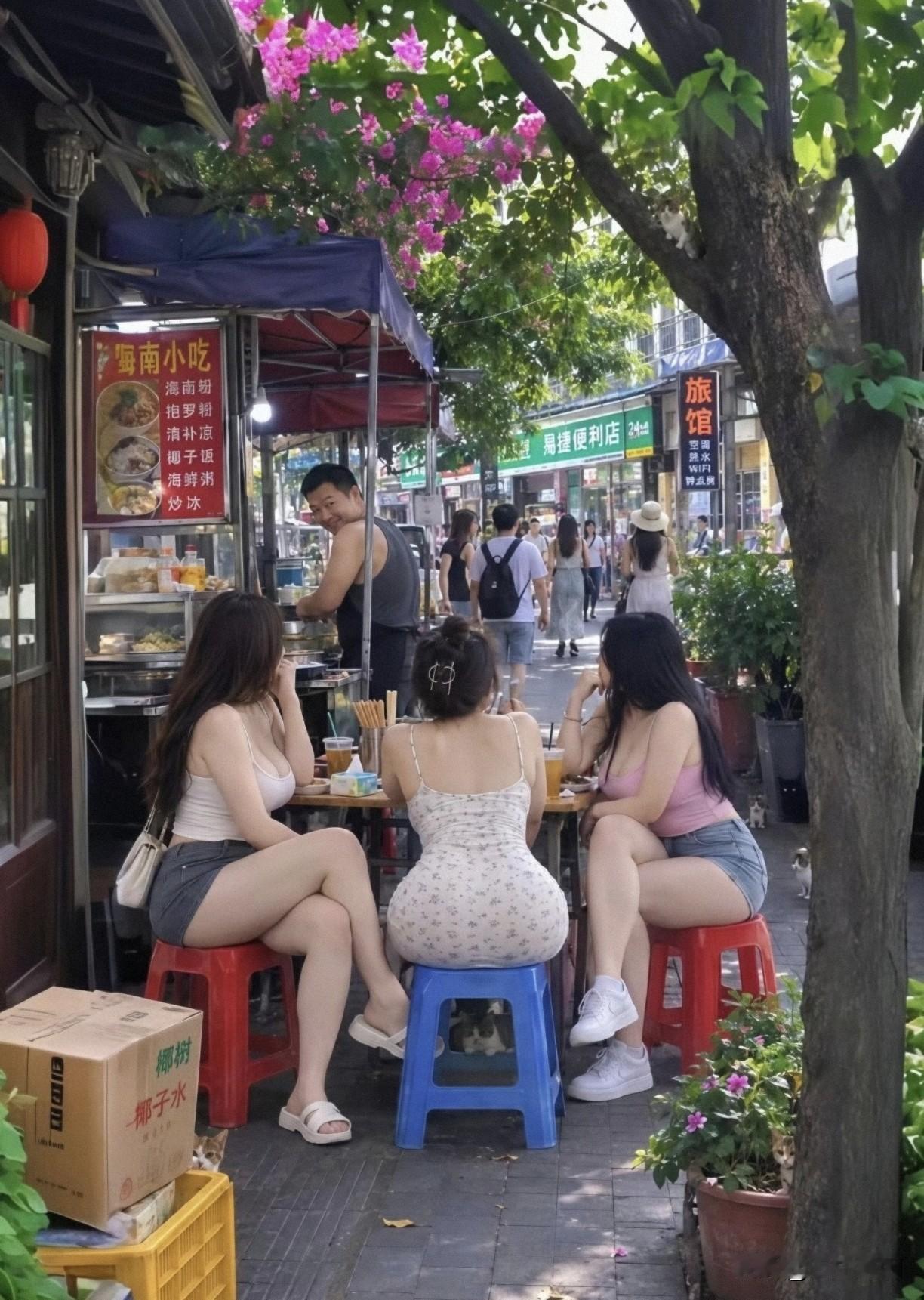 尤其是到了夏天，空气中处处弥漫着荷尔蒙的气息，男人们的定力是很难不受到冲击和挑战