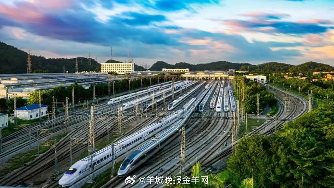 #广州站转型高铁枢纽#【铁路大调图：广州站告别普速列车，京广高铁加密至每小时6列标杆列车】