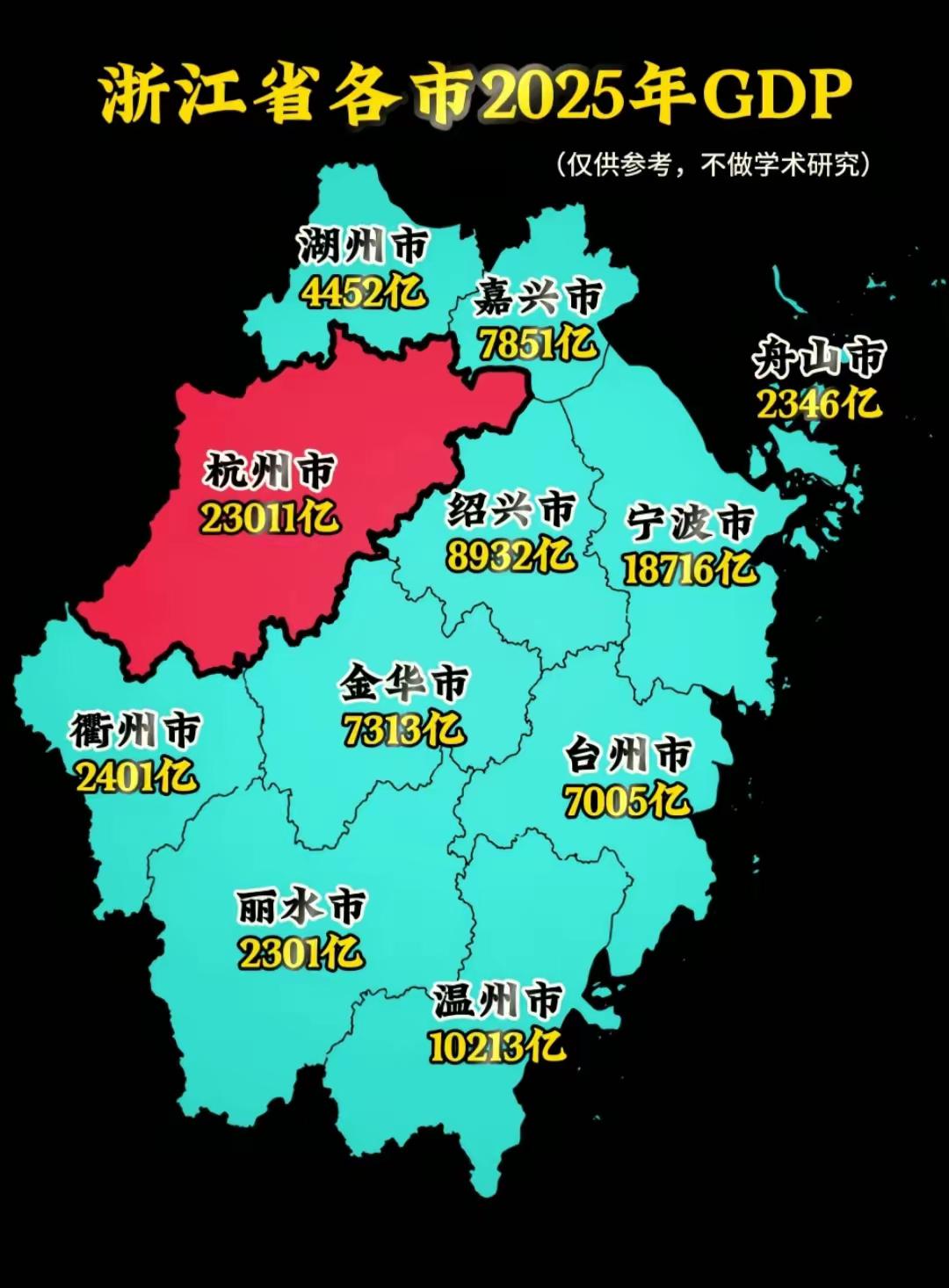 浙江最狠的真相：不看GDP，看各市“反差”就懂了你敢信吗？一个只有113万人