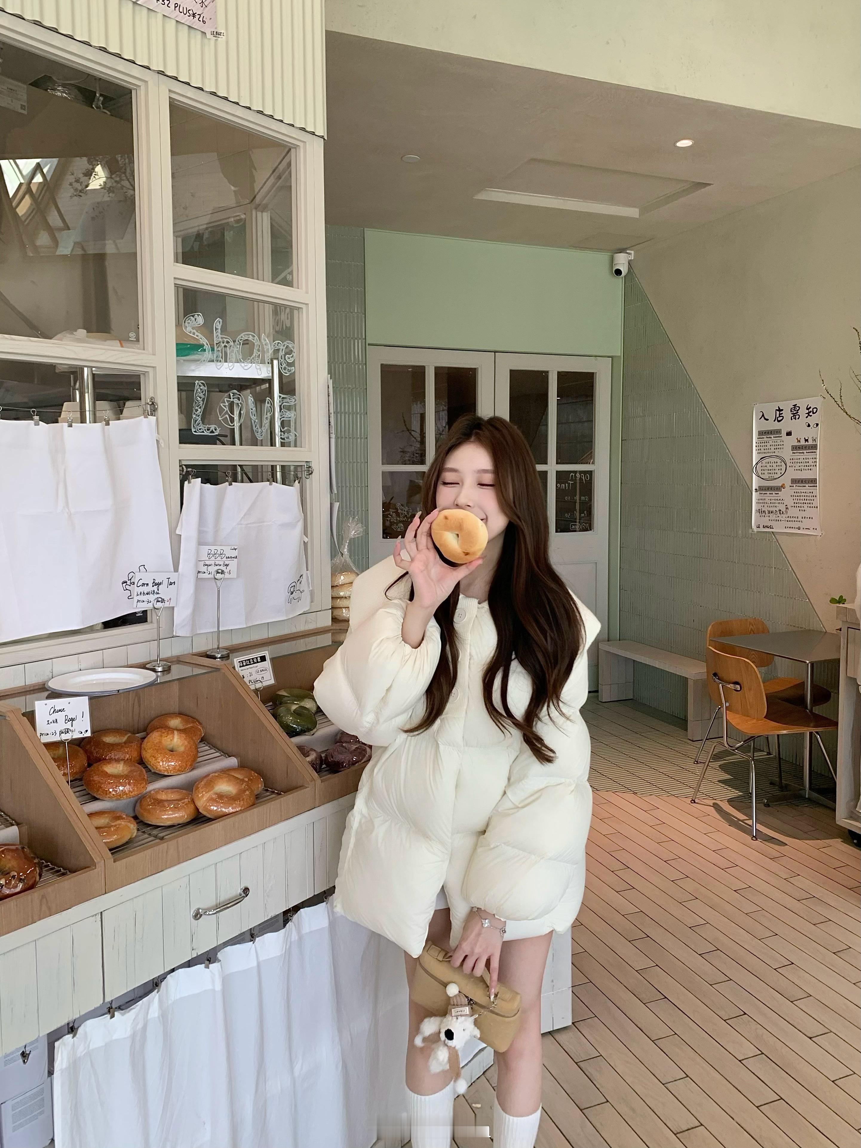 鼓鼓的小泡芙超级轻～（自留连穿好几天了）