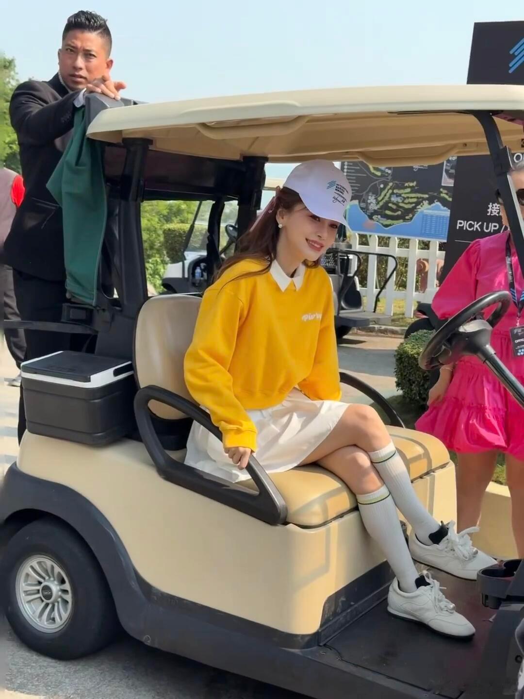 Angelababy澳门国际赛事路透🏌🏻‍♀️​​​