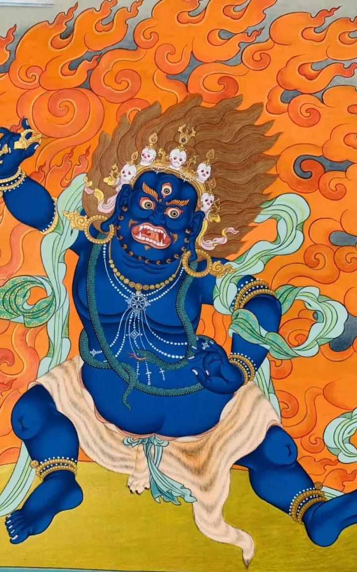 金刚手菩萨是佛教中的重要菩萨之一，[祈祷][祈祷]#分享每日一句生活感悟##