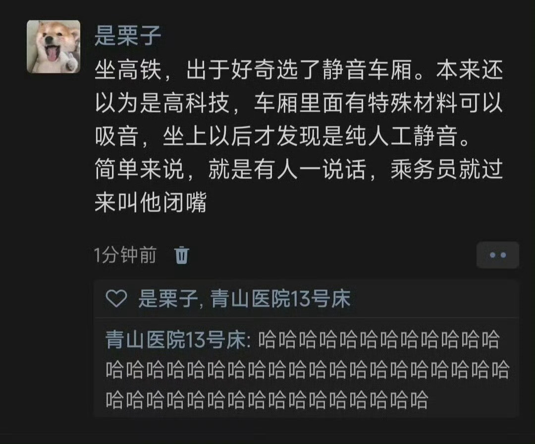 原来静音车厢的秘密是手动闭麦