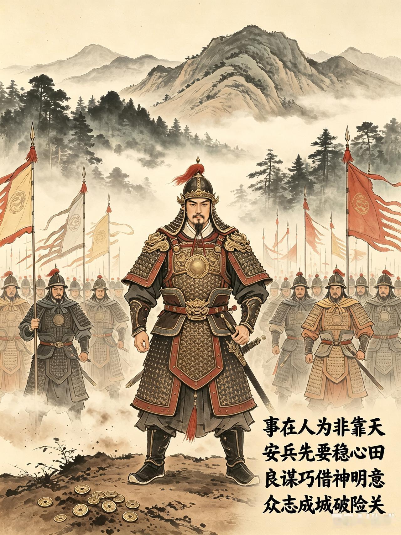 小故事卜卦嘉靖名将邓子龙，奉旨滇西平叛乱。高原气候挺恶劣，