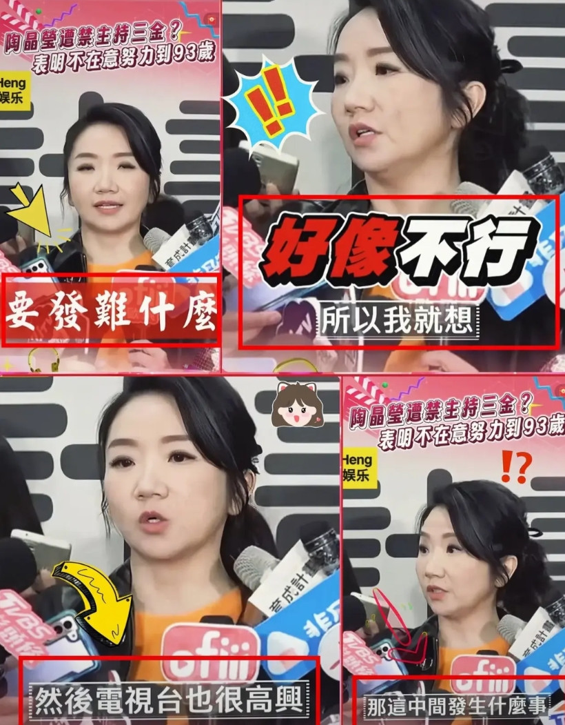 陶晶莹喊冤，因被网友讨伐失去工作而愤怒！她质问：“哪个国家的艺人被逼着非得