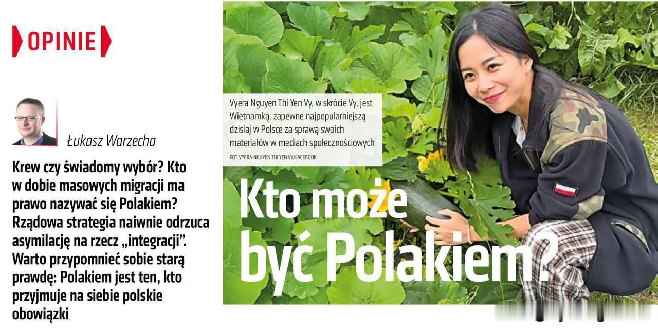 🇵🇱“谁能成为波兰人？”这是波兰杂志《DoRzeczy》提出的问题。该