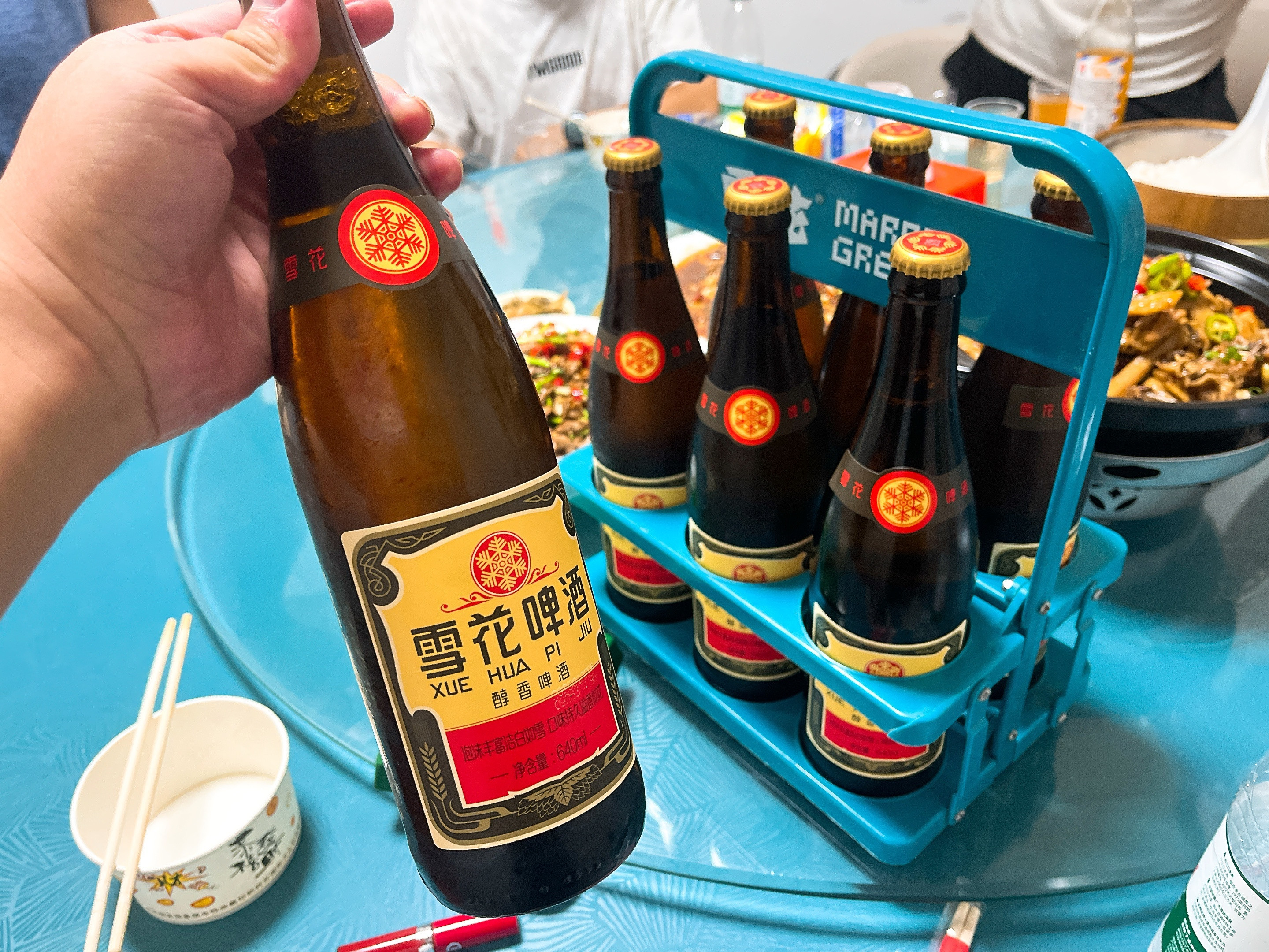 喝点啤酒，疲惫感都消除了不少。这家店强烈推荐，我刚才随便找的，没想到这么好吃，有