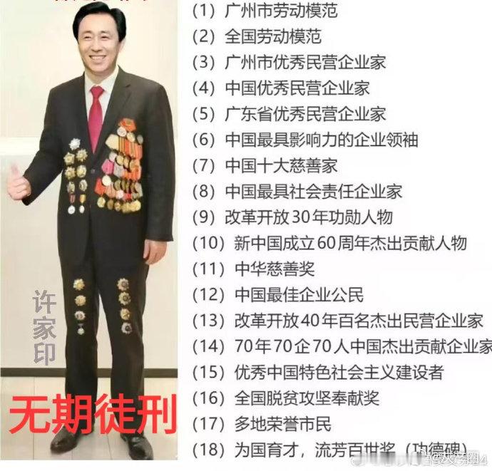 还有哪一个民营企业家和许家印类似？#许家印#​