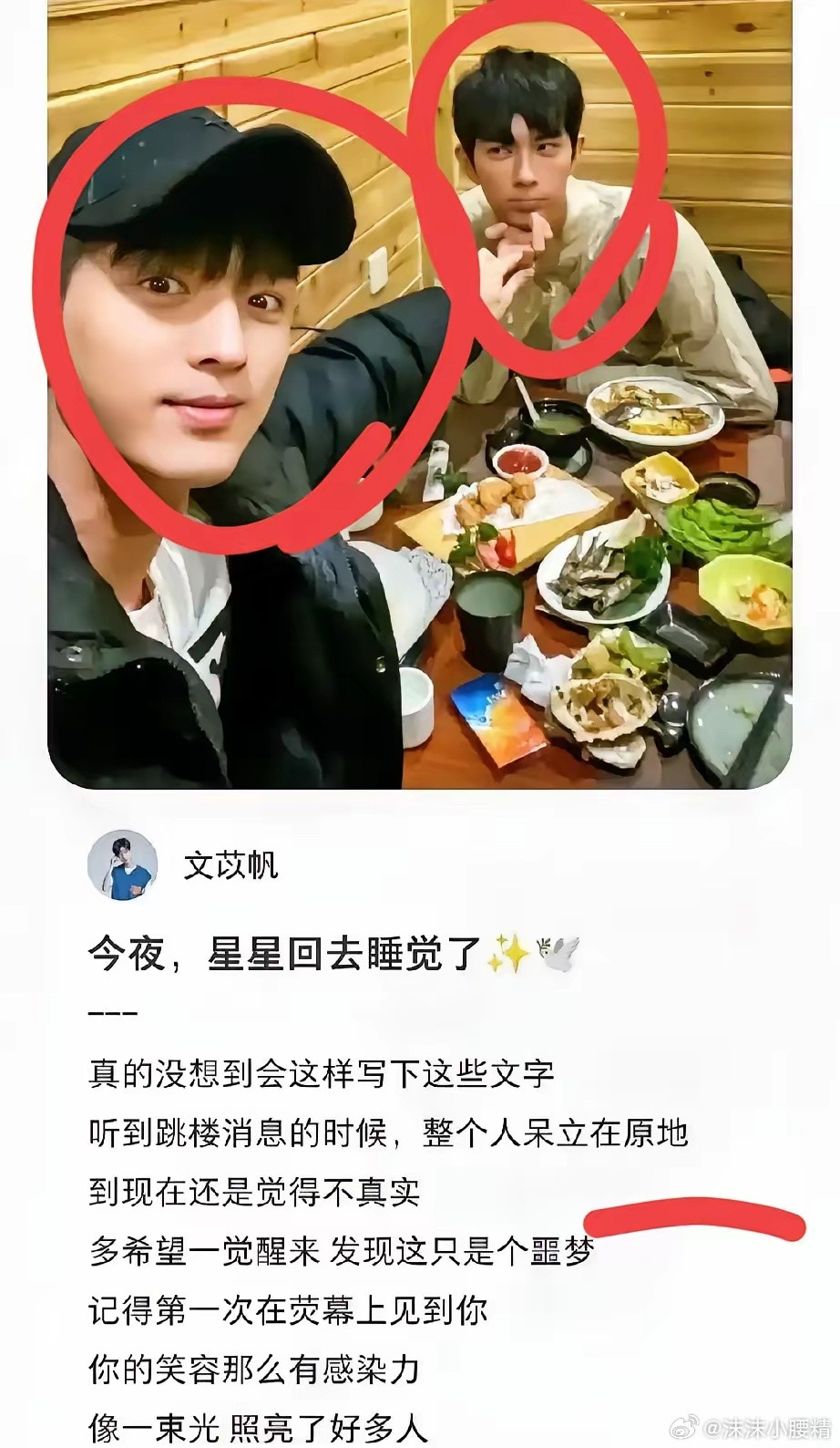 于朦胧坠楼事件有新进展，于朦胧的好友文苡帆发文回应。文苡帆在文中说：“很多事情你