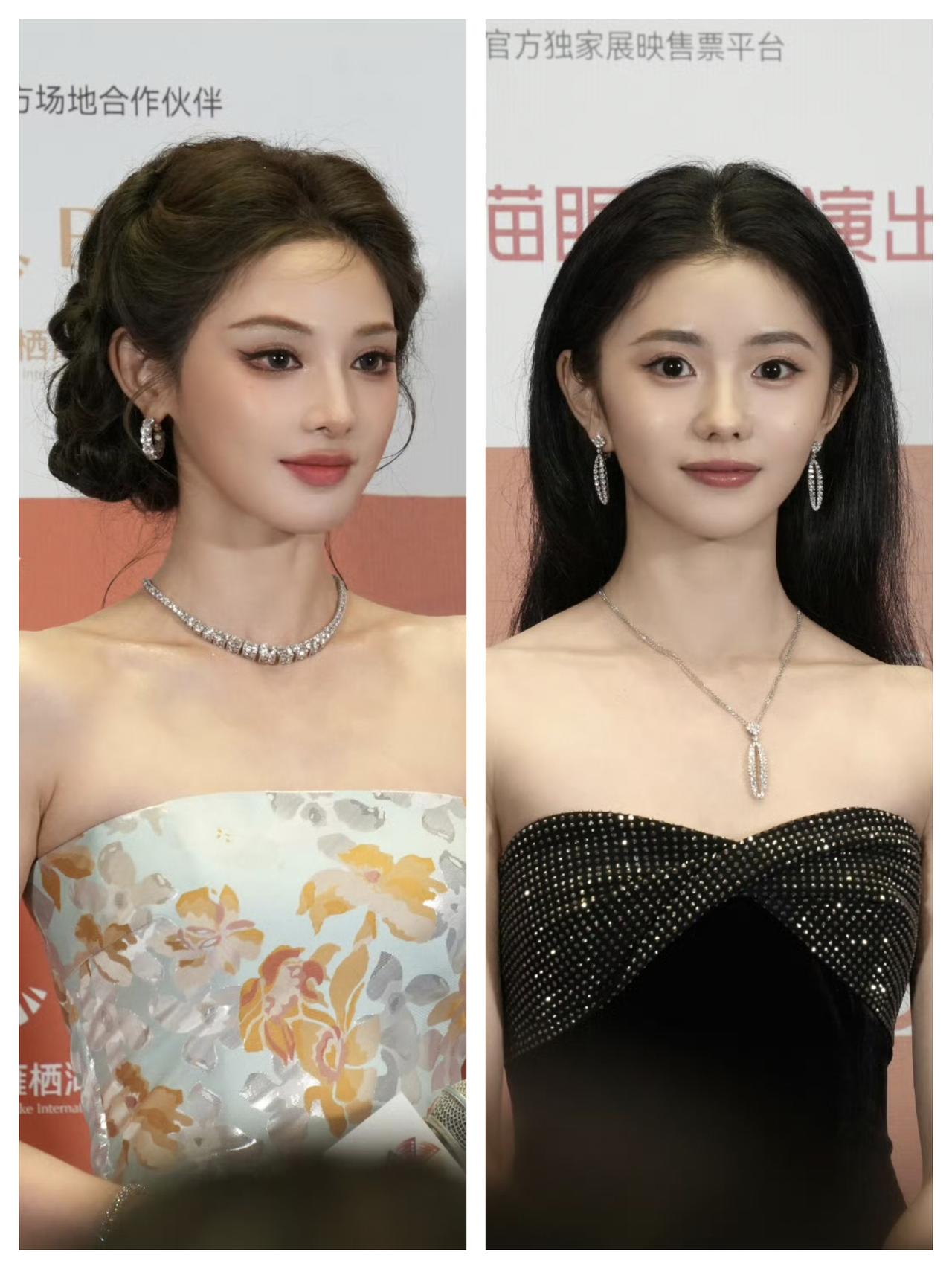 由同一位摄影师拍摄的彭小苒和刘浩存，这下总算能明白彭小苒为何火不起来了！刘浩存