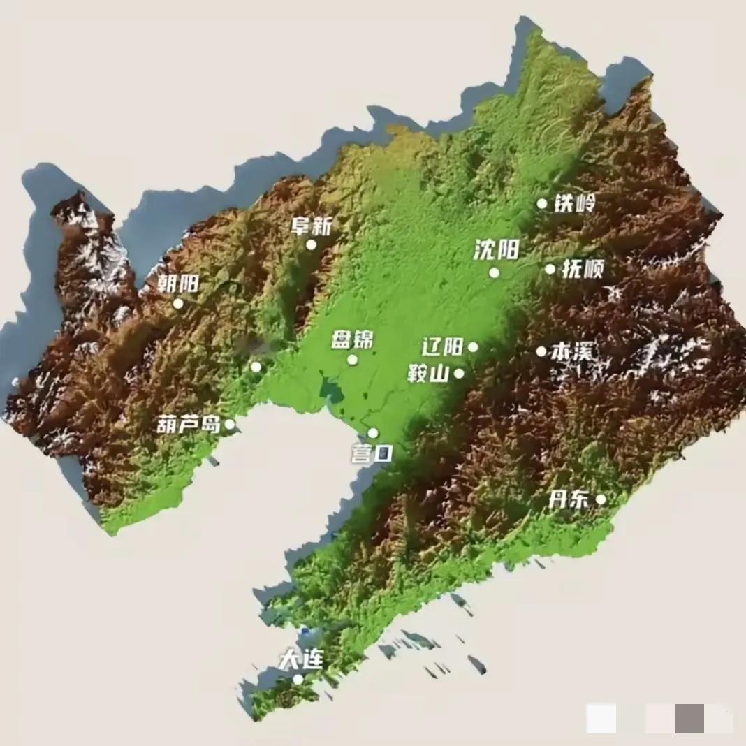 辽宁城市地形与发展前景洞察。辽宁地形呈“马蹄形”，东西两侧山地丘陵列阵，中部辽河