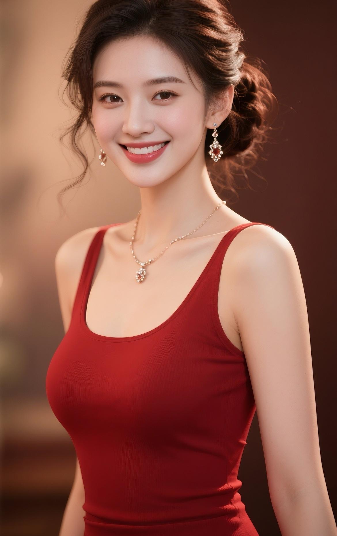 气质这块，我可以吧！没给你丢脸吧！过年谁问，就说我是你女朋友！