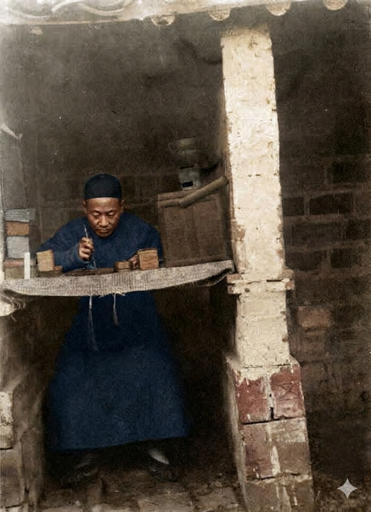 晚清，南京江南贡院里，一名考生正蜷缩在狭小的号舍中，手持毛笔，全神贯注地书写着答