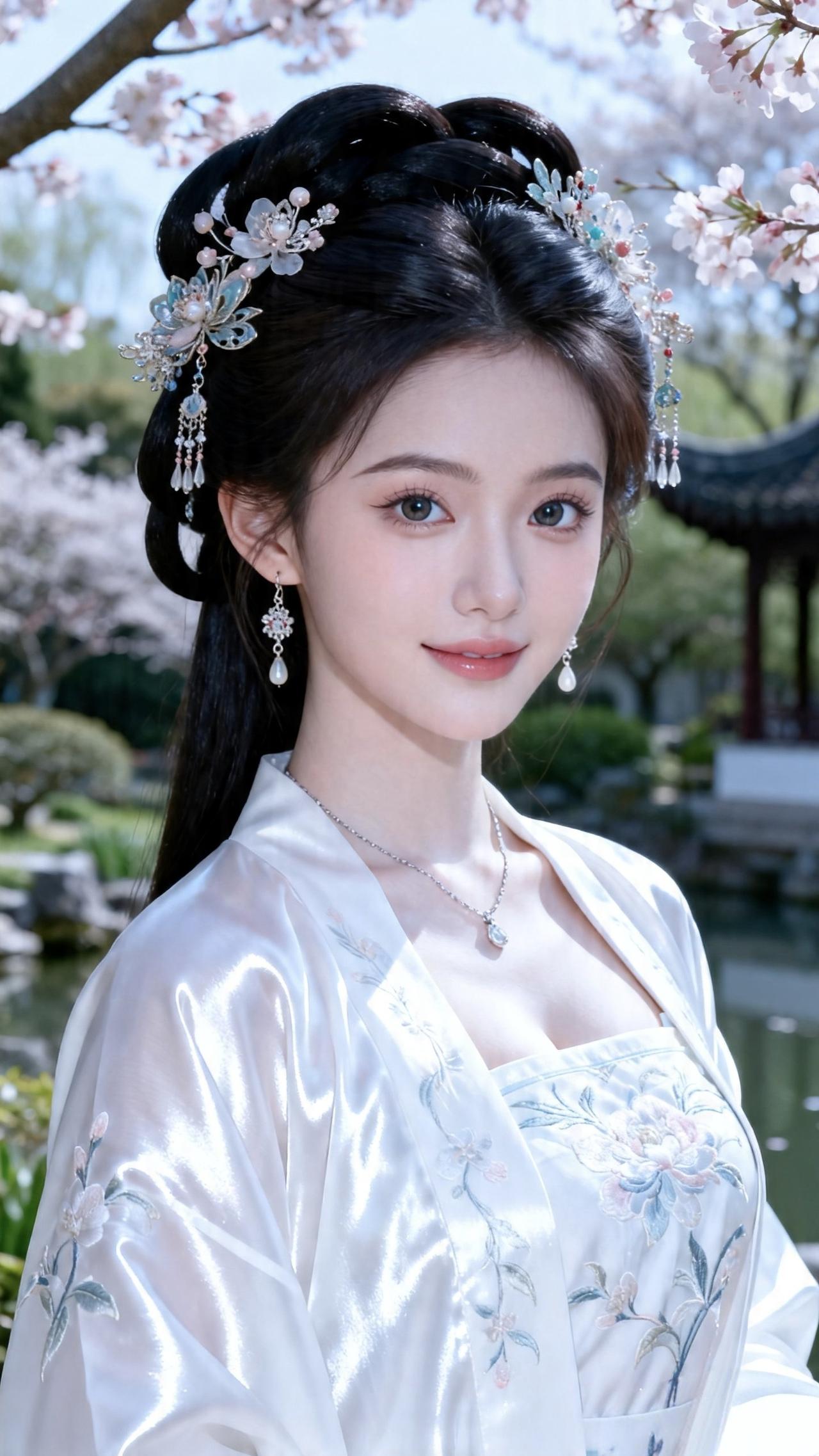 纯天然美女系列汉服古典美