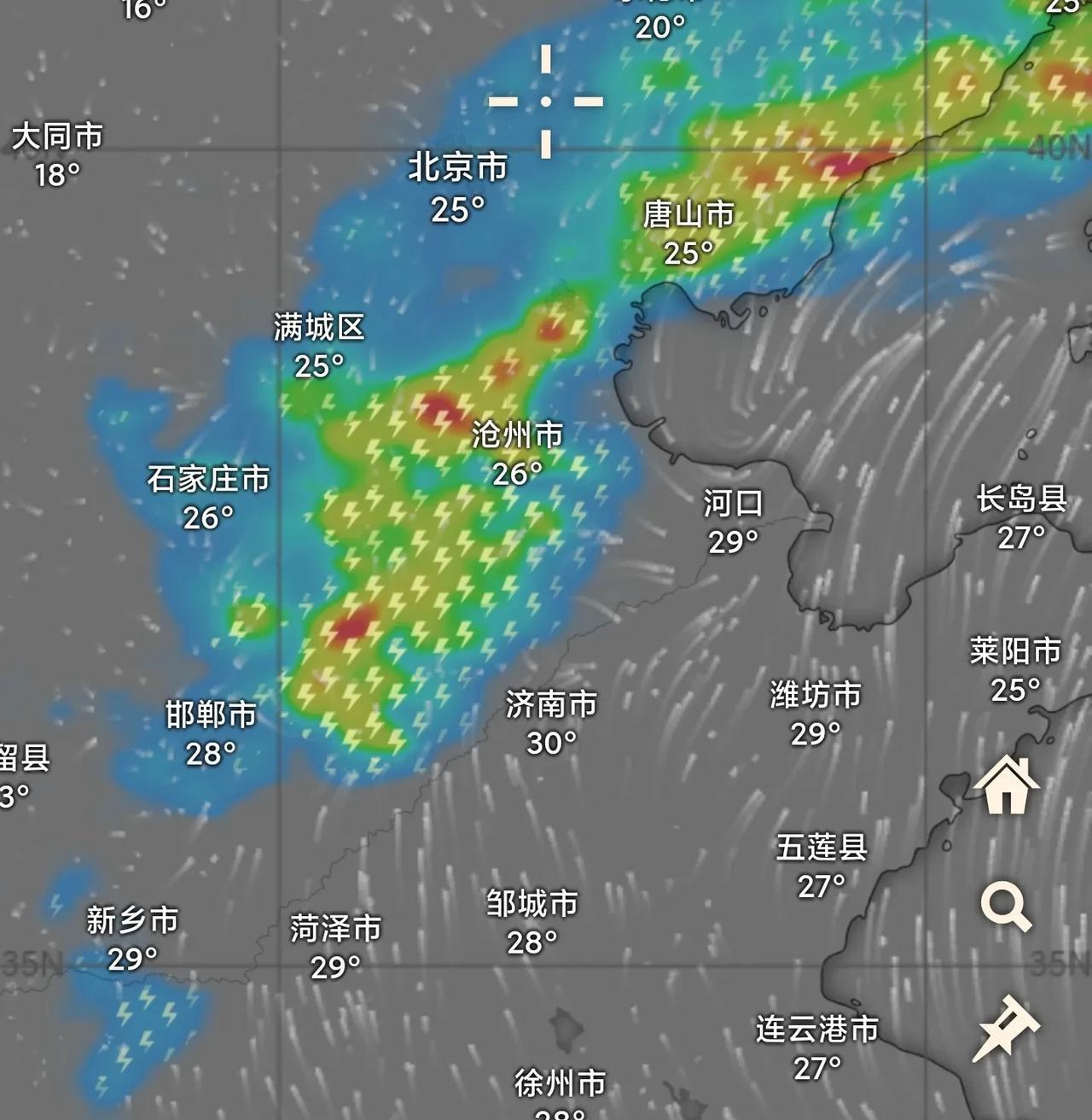北方降雨追踪更新，降雨再度调强，覆盖京津冀地区分析：已稳定，后期还需注意台风雨