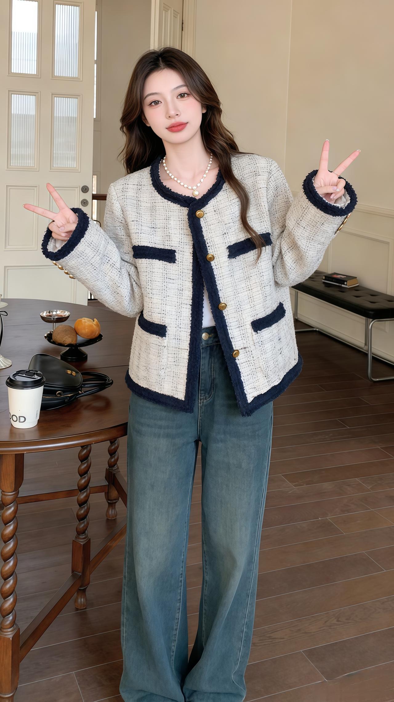 小香风气质穿搭韩系穿搭高级感穿搭今天穿什么