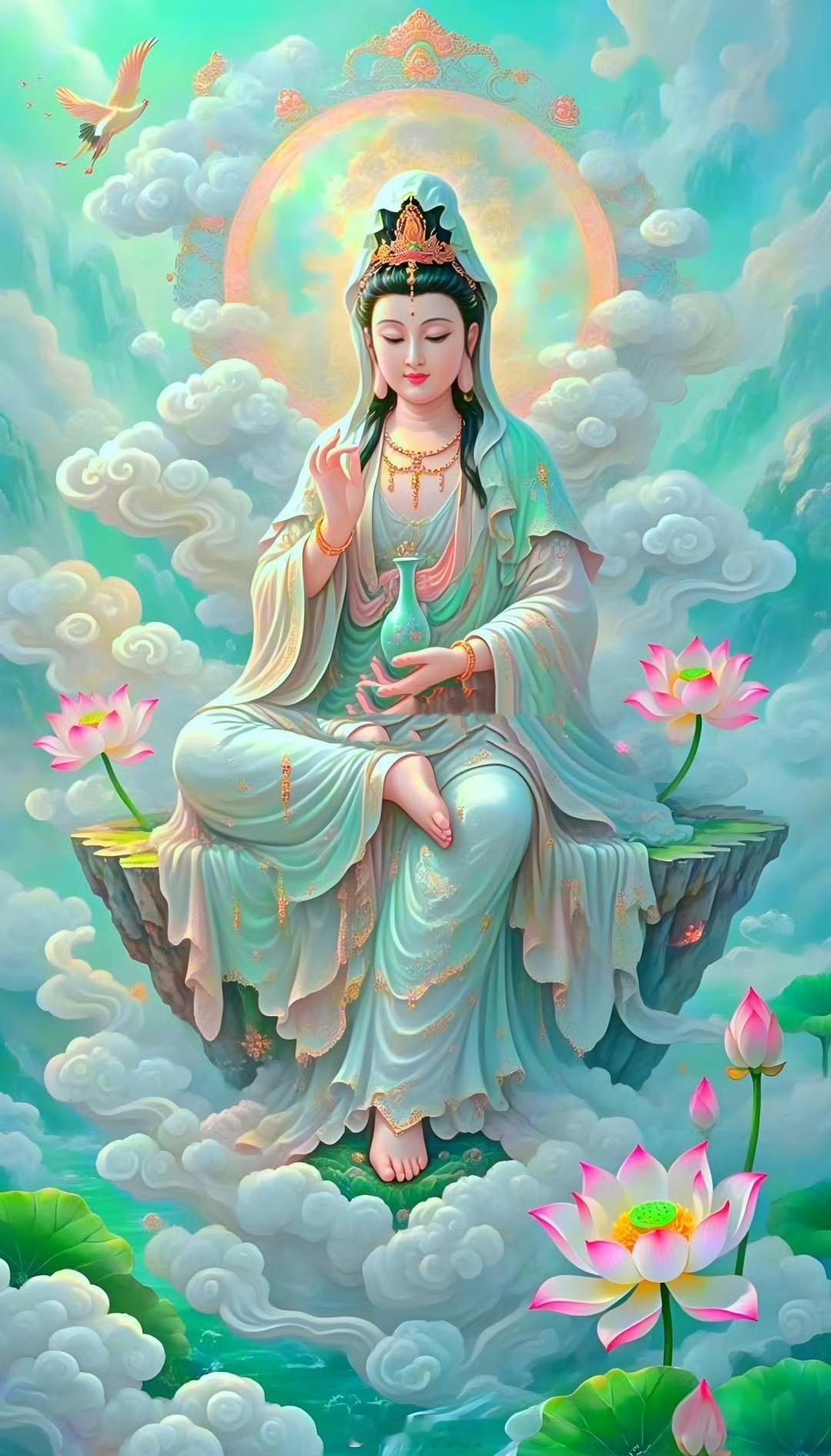 顶礼大慈大悲观世音菩萨🙏愿所有粉丝灾厄远离，烦恼尽消。菩萨保佑我​​​