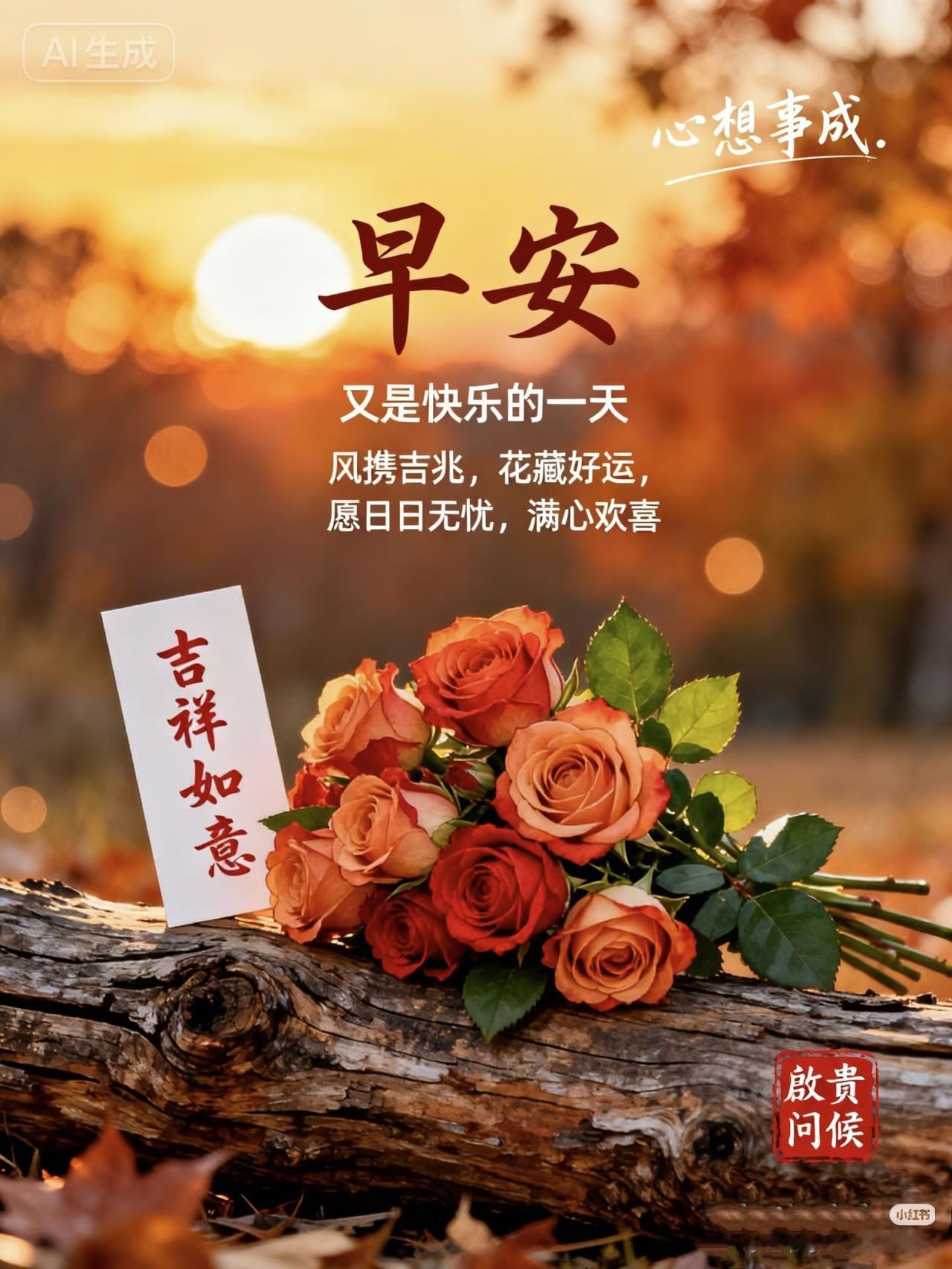 早安吉祥！人这一辈子不谈十全十美，但求满足，生活不谈富贵和贫穷，但求平安，祝愿大