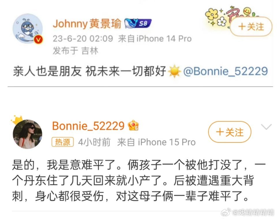 黄景瑜前妻俩孩子一个被他打没了之前已经和解了，现在又冒出孩子的事儿，他一直演军
