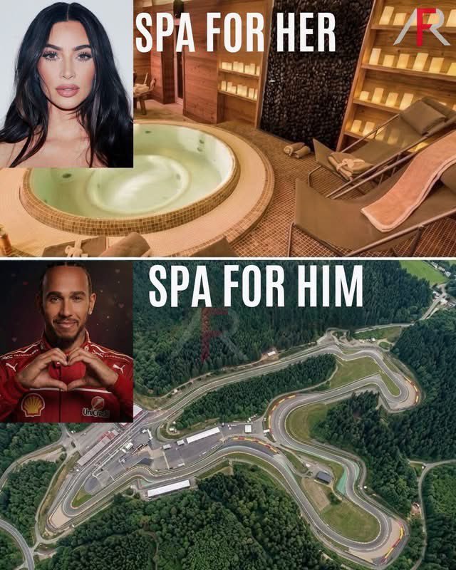 汉密尔顿金姐心目中的SPA，以及老汉心目中的SPA，F1汉密尔顿