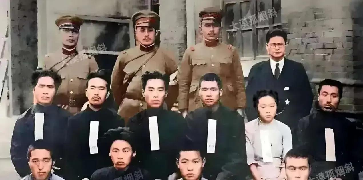 1933年的哈尔滨，这是抗日义士在被日本宪兵枪杀前最后留下的影像。从这张照片看，