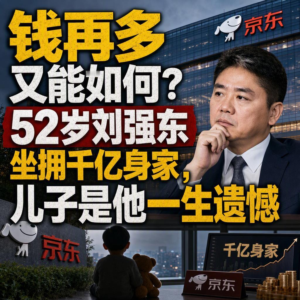 很多人以为，只要挣够了钱，就能补上人生所有的缺口。52岁的刘强东，用自己的故事