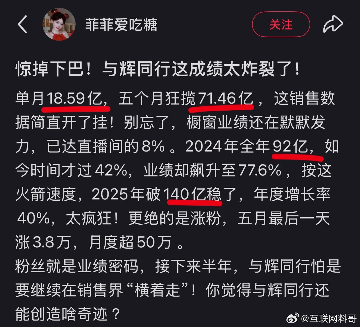 卧槽，71亿？都知道董宇辉的带货能力很强，但是，没想到如此恐怖！难不成大家都在董