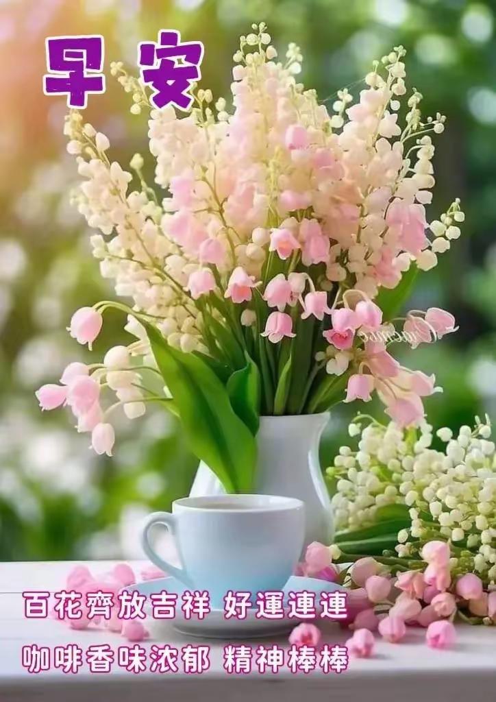 新的一天，愿你带着热爱出发，遇见的都是善意，奔赴的皆是美好。不必追赶时光，只需慢