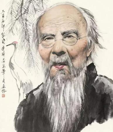一天，诗人艾青得意的拿了一幅八尺的大画给齐白石鉴定，齐白石看后心里一惊，说:“你