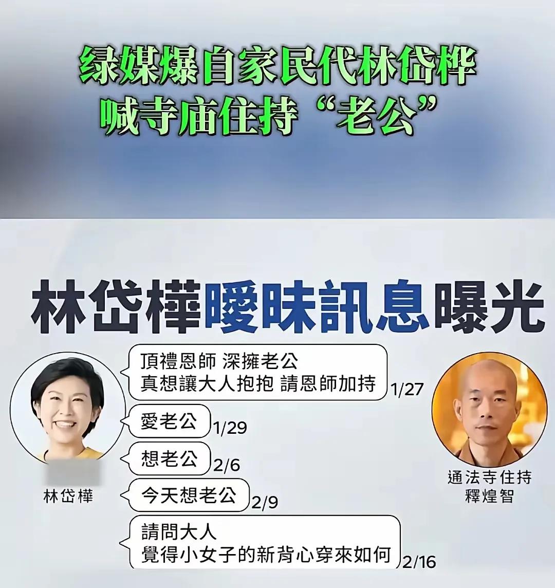高雄市民进党候选人竞争白热化，民调第一的林岱桦被爆出轨主持，聊天记录不忍直视。