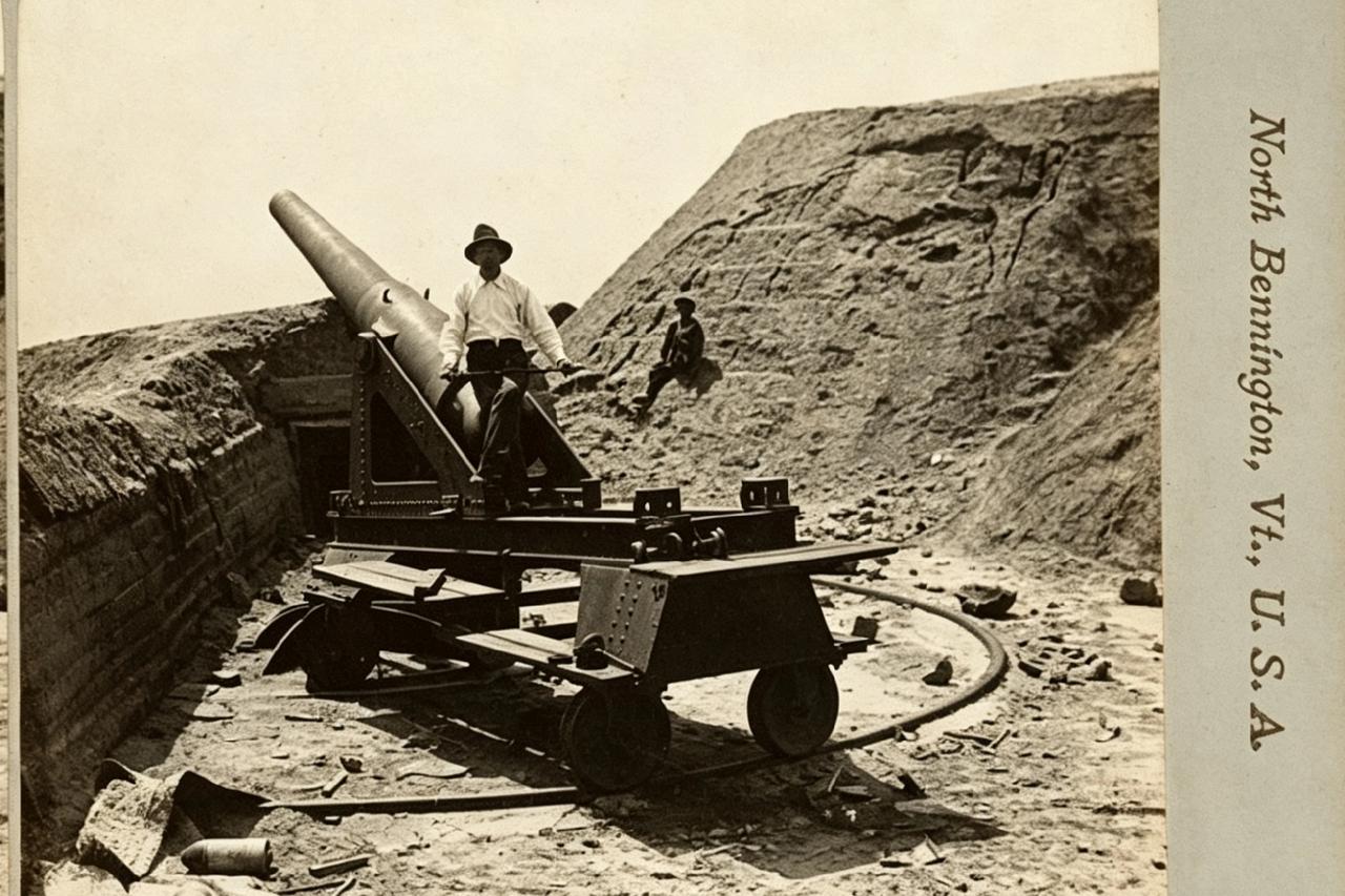 扼腕叹息，德制的这些克虏伯、阿姆斯特朗大炮算是白白浪费了。照片摄于1900年晚