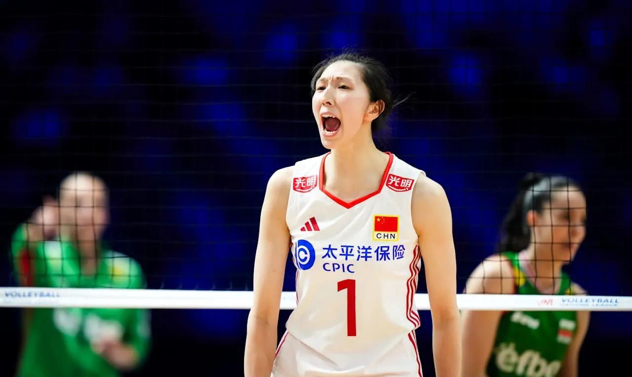 吴梦洁证明自己！#2025世界女排联赛#中国女排3-2保加利亚女排，个人得分