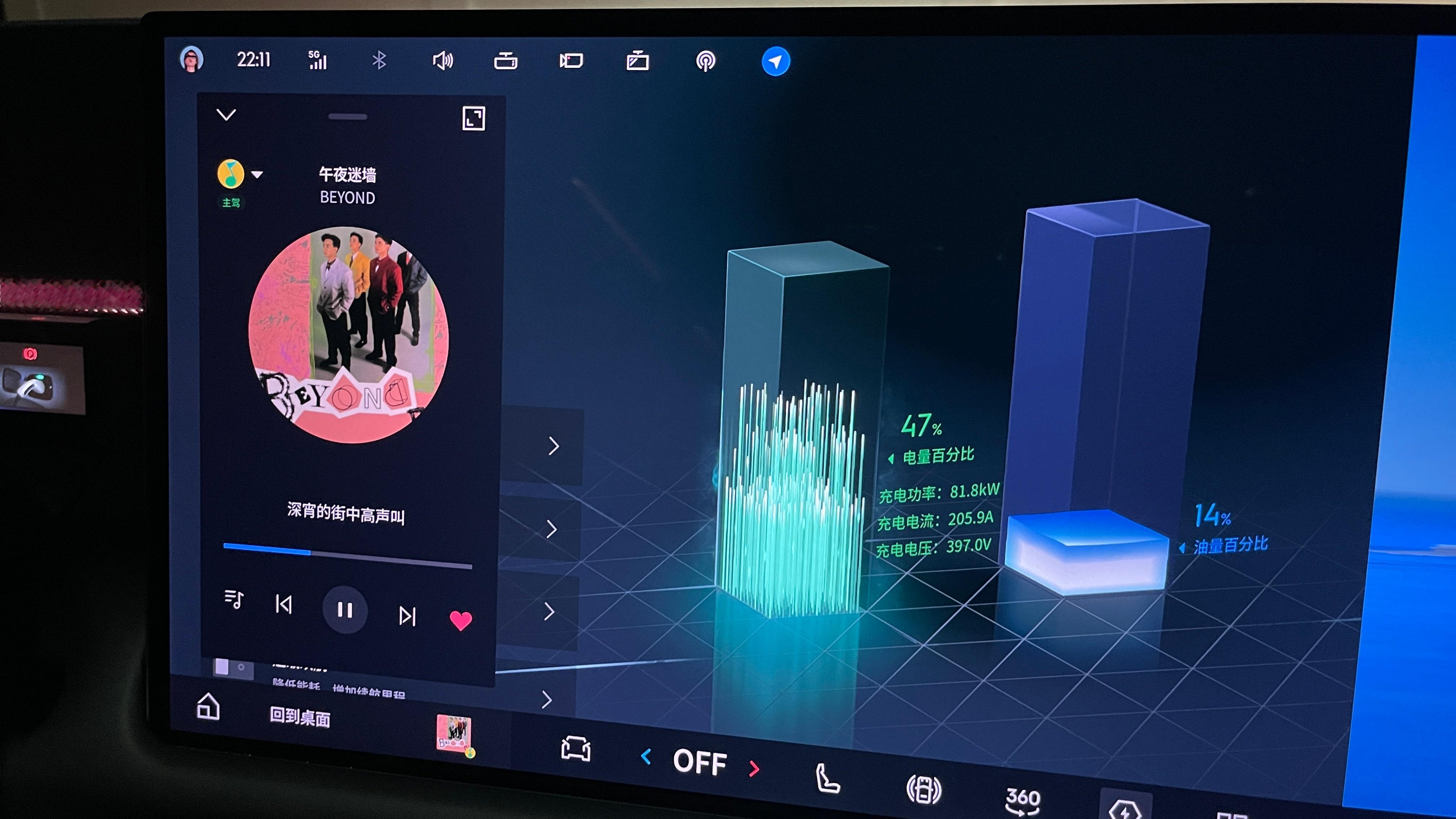 “电车开久了会变抠”的真实案例。晚上带春晚奇妙座驾领克900来路边中国石化充个