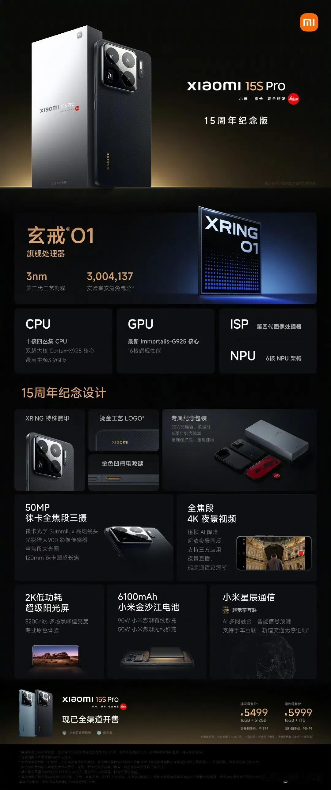 小米15sPro和小米平板7Ultra的售价来了，一点不出我的意外，直接干到50