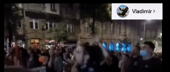 塞尔维亚乱套了！内战一触即发！想象一下，贝尔格莱德街头，