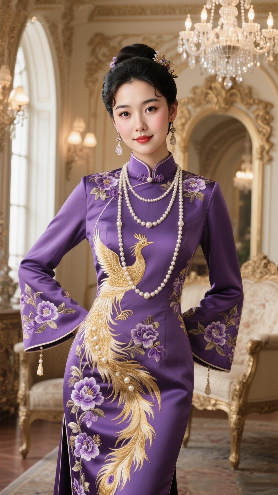 《旗袍：东方独有的浪漫与风骨》裁一段月华织进绫罗绸缎盘扣锁春秋襟角藏