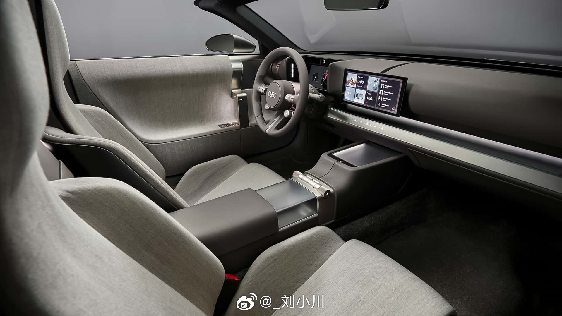 #奥迪##下一代奥迪A3&A4渲染图#下一代奥迪A3&A4，如果用这套外观+内饰设计，还真不错，大家