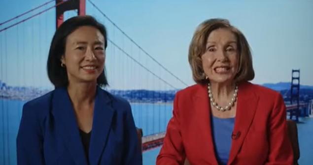 佩洛西终于要退，公开背书华裔候选人陈诗敏接替她所在选区，还拍视频公开站台。她为什