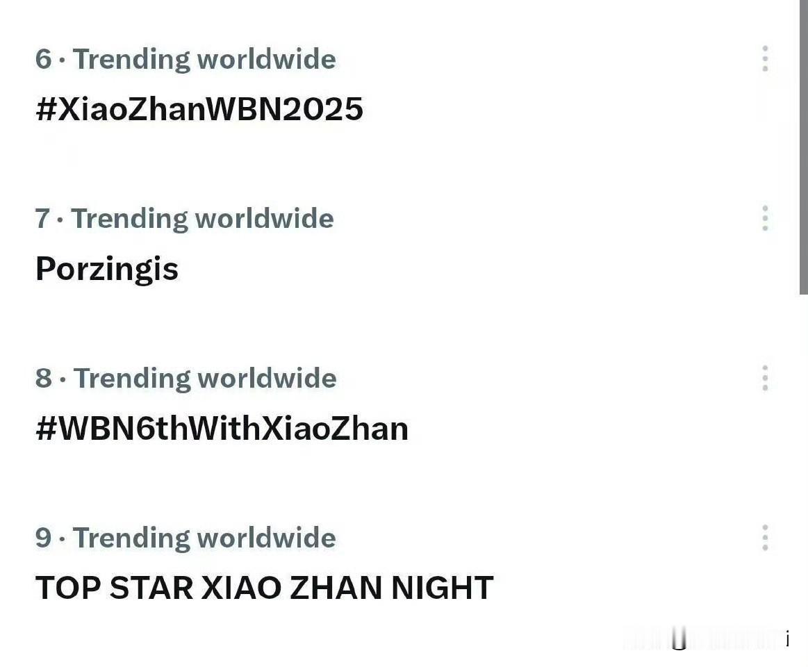 肖战一出现，肖战个人世界趋势就霸榜3个高位热搜，妥妥的世界巨星