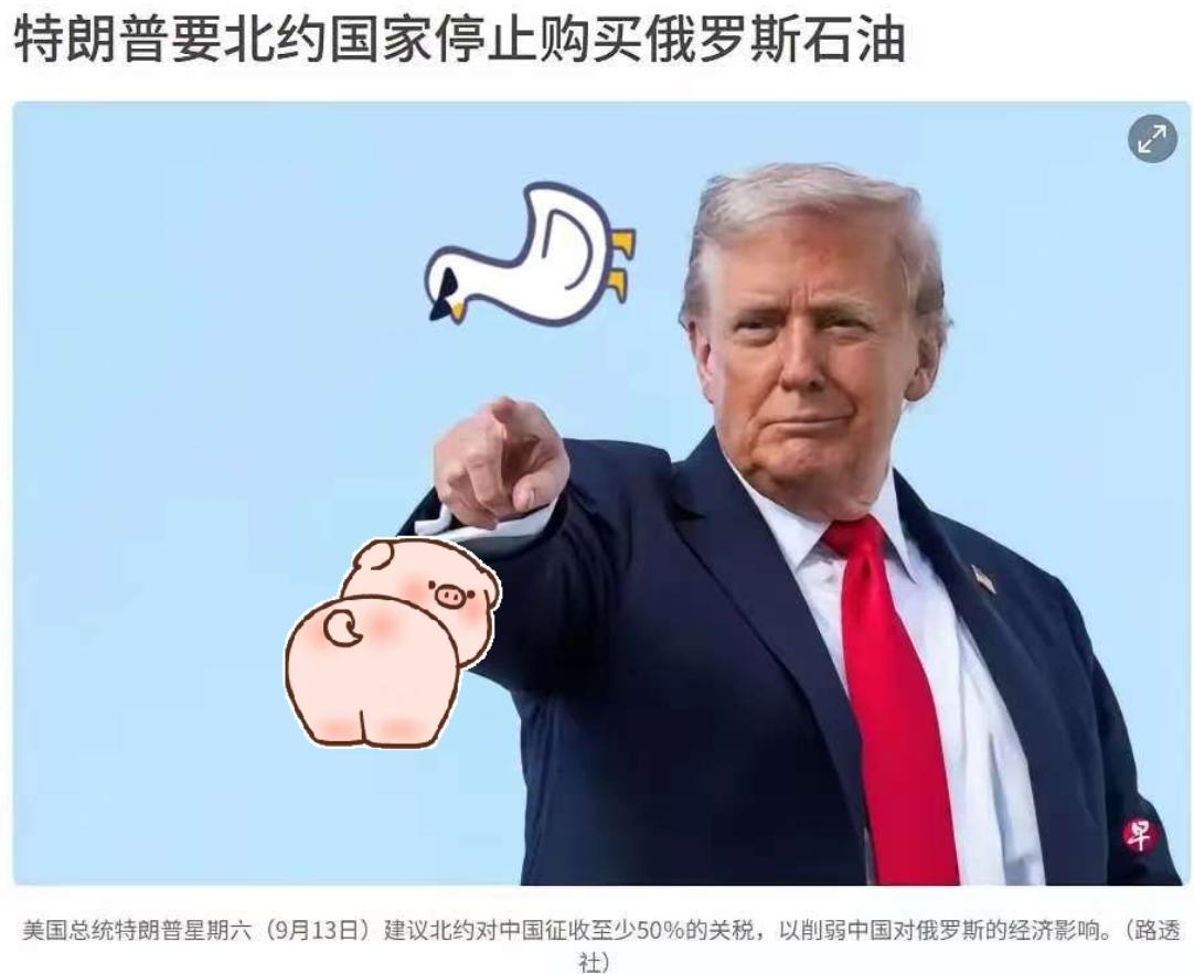 特朗普又官宣了！9月14日凌晨最新消息：特朗普发文称当所有北约国家停止购买俄