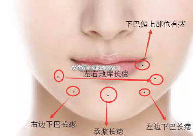 痣相看下巴长痣的位置与吉凶分别代表什么含义？手相占卜面相1、左边下巴长痣下巴左边有恶痣，代表家里兄弟